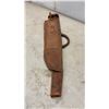 Image 6 : Vintage 1950s Leather Rifle Gun Case, Approximately 30” in Length