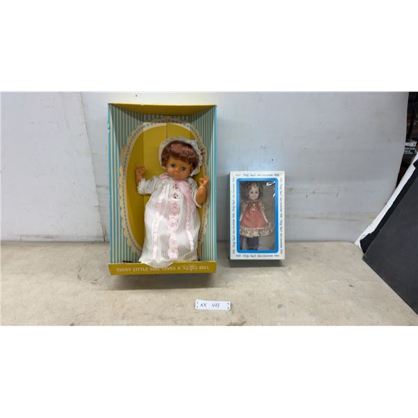 Regal Baby Snuggles Doll and Ideal Shirley Temple Doll, Both New in Original Boxes