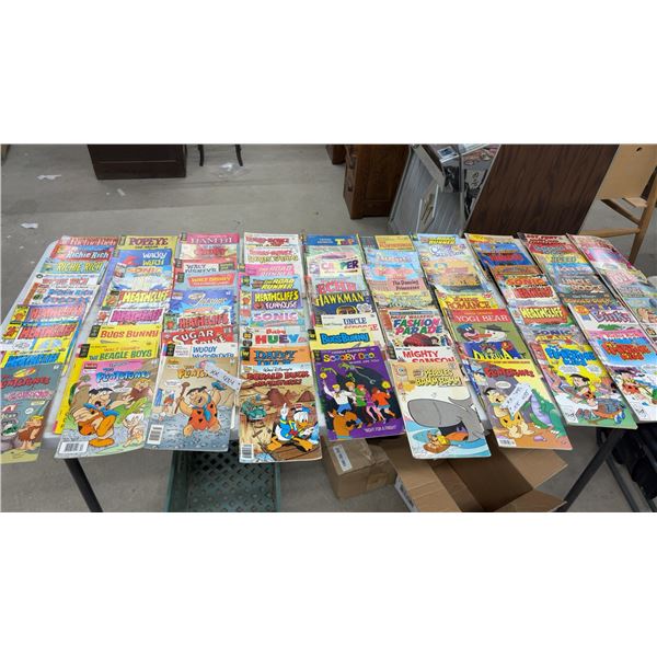 Large Collection of Vintage Comic Books, Disney, Hanna-Barbera, Looney Tunes, DC, Marvel