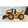 Image 1 : Ertl John Deere Bush Skidder with Front Blade and Rear Winch, 7 3/4 × 17 × 7 1/2”