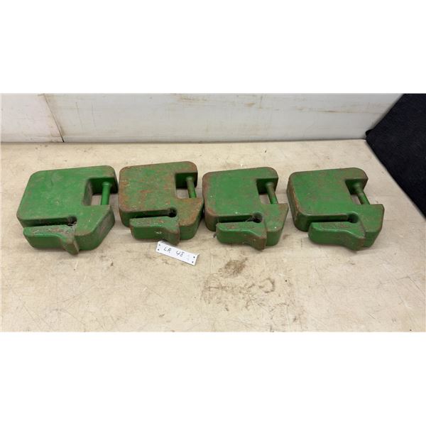 Tractor Weights, 20 Kilogram (40 Pound) Set of 4