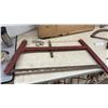 Image 2 : Vintage Bow Saws, Drawknife, and Sheep Shears