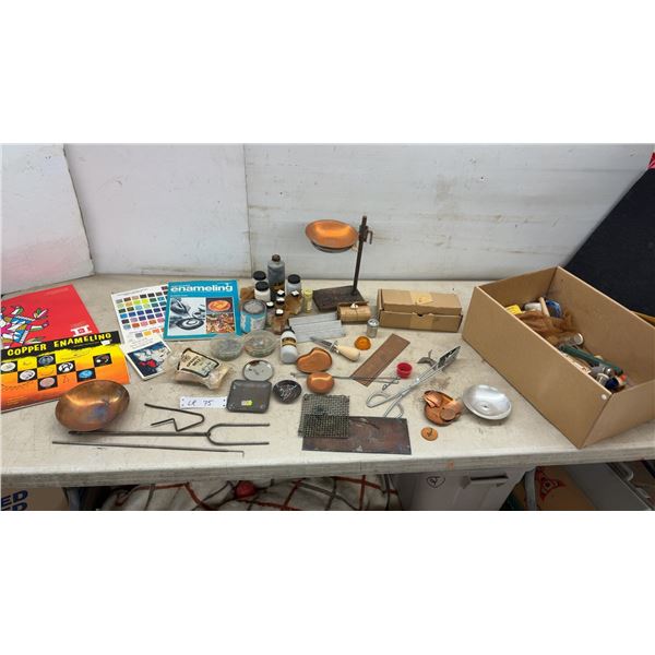 Copper Enameling Supplies, Thompson Enamels, Sparex No. 2, Tools, Blanks