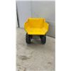 Image 3 : Tonka Mighty Diesel Pressed Steel Dump Truck, Yellow with Green Windows