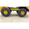 Image 6 : Tonka Mighty Diesel Pressed Steel Dump Truck, Yellow with Green Windows