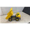 Image 7 : Tonka Mighty Diesel Pressed Steel Dump Truck, Yellow with Green Windows