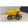 Image 8 : Tonka Mighty Diesel Pressed Steel Dump Truck, Yellow with Green Windows