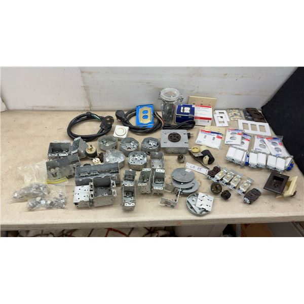 Electrical Supplies, Timer, Boxes, Outlets, Switches, Cords