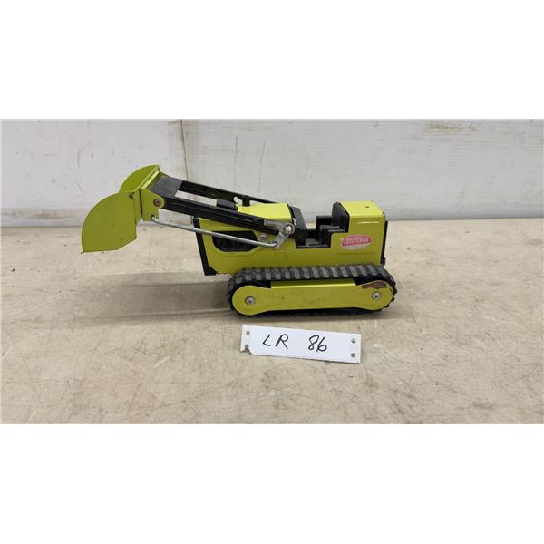 Vintage Tonka T-6 Pressed Steel Track Loader Crawler Dozer, Lime Green, 1963-1969