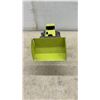 Image 3 : Vintage Tonka T-6 Pressed Steel Track Loader Crawler Dozer, Lime Green, 1963-1969