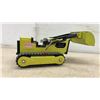Image 6 : Vintage Tonka T-6 Pressed Steel Track Loader Crawler Dozer, Lime Green, 1963-1969