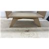 Image 3 : Wooden End Table with Glass Top Insert and Lower Shelf, 23 × 29 × 14”