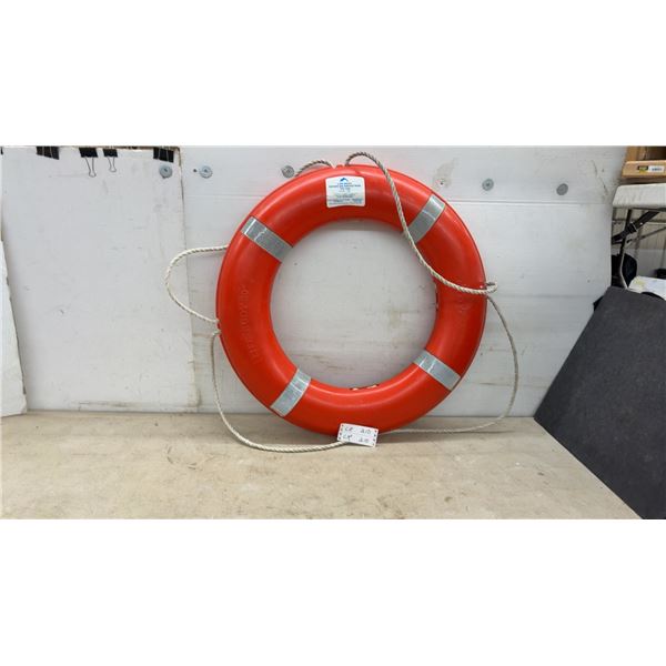 Transport Canada Approved 762 mm Life Buoy with Reflective Strips and Rope