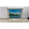 Image 1 : Framed CN Railway Photographic Print Fishing on the Churchill River - Saskatchewan, 24 × 28”