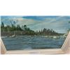 Image 6 : Framed CN Railway Photographic Print Fishing on the Churchill River - Saskatchewan, 24 × 28”