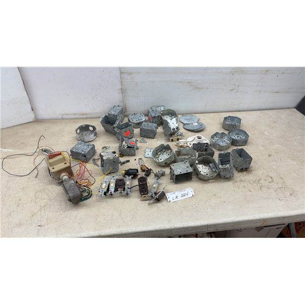 Electrical Supplies, Boxes, Toggle Switches, Receptacles, Lampholders