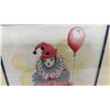 Image 4 : Framed Original Colored Pencil Drawing of Clown with Balloon, Signed Venus, 19 × 15”