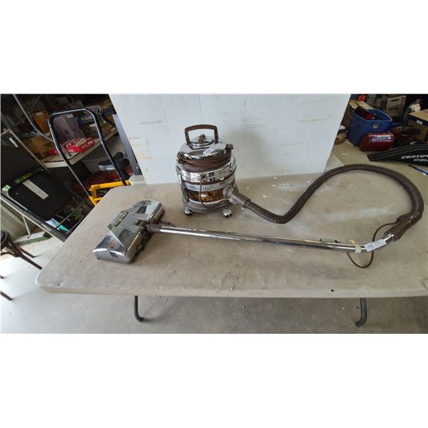 Vintage Kirby Vacuum Cleaner with Canister Unit, Power Head, Hose, and Extension Wand
