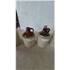 Image 3 : Four Stoneware Jugs, Two with Corks, Two with Wood Handles