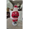 Image 4 : Vintage Santa Claus Blow Mold and Bag of Toys Christmas Decoration