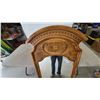 Image 2 : Ornate Carved Wood Frame Wall Mirror. 26”×51”