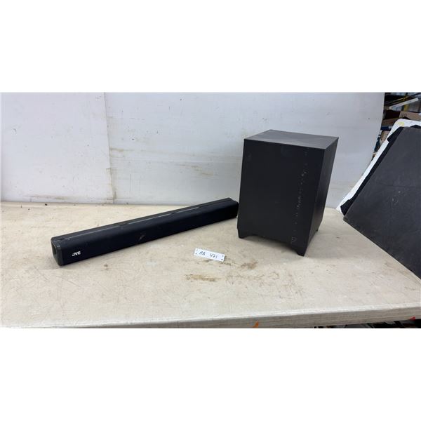 JVC Soundbar and Sony SA-WCT260H Active Subwoofer