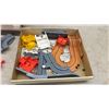 Image 3 : Parker Big Loader Construction Set and Champ Road 1:50 Scale Exxon Tanker Truck