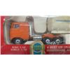Image 7 : Parker Big Loader Construction Set and Champ Road 1:50 Scale Exxon Tanker Truck