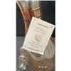 Image 5 : New Franco Vetreria e Cristallerie Creazioni Esclusive Italian Gold Decanter and Snifter Glass Set