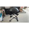 Image 1 : Weber Q 2400 Electric Barbeque with Rolling Stand. Used Only 3 Times
