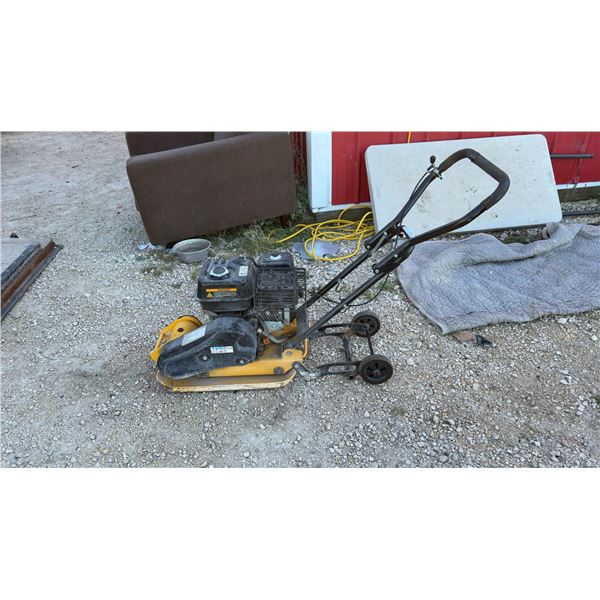 Mastercraft Vibratory Plate Compactor, Model 060-3798-0, 196cc 6.5 Horsepower Engine