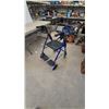 Image 1 : Blue Nova Medical Products Rollator Walker with Seat and Footrests