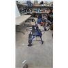 Image 2 : Blue Nova Medical Products Rollator Walker with Seat and Footrests