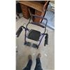 Image 3 : Blue Nova Medical Products Rollator Walker with Seat and Footrests