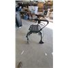 Image 2 : Drive Medical Nitro Rollator Walker, Green Frame, Black Seat and Handles, 4 Wheels