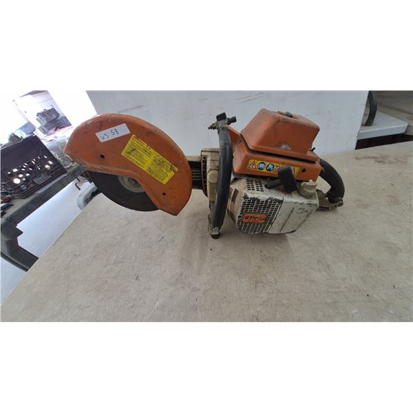 Stihl TS 510 Cut-Off Saw with 16” Blade and Blade Guard