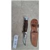 Image 2 : Hunting Knife and Leather Sheath