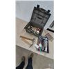 Image 1 : Plano Tackle Box, 2 Hammers, Pliers, Screwdrivers, Glue Stick, Scissors