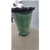 Image 2 : Large Spool of Green Hose, Wrapped in Plastic, with Black Top and Base