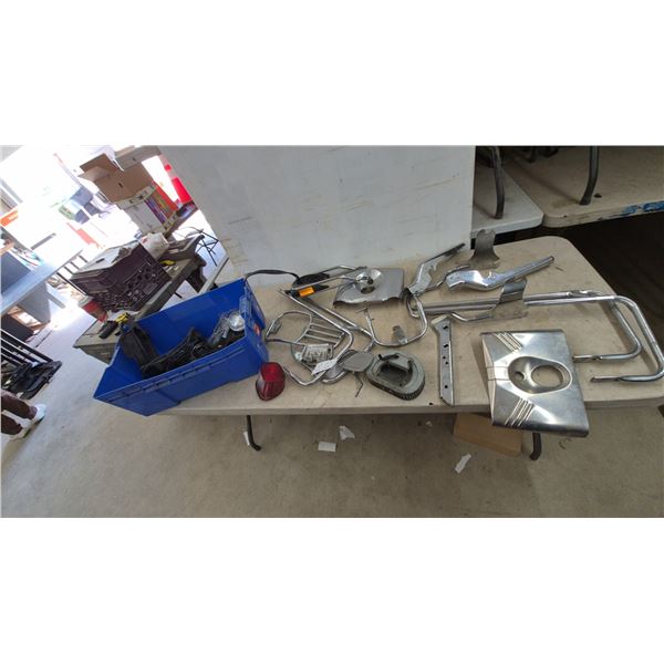 Motorcycle Chrome and Parts: Fenders, Racks, Headlight, Taillight