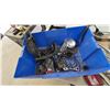 Image 4 : Motorcycle Chrome and Parts: Fenders, Racks, Headlight, Taillight