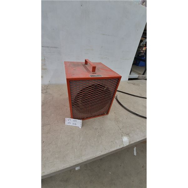 Chromalox HFC-4800-1 Industrial Heater, 240 VAC, 60 Hz, 4800 Watts, and Power Cord