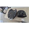 Image 6 : Harley-Davidson Motorcycle Seats, 2-Piece Black Leather Studded Set