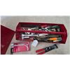 Image 2 : Red Metal Tool Box with Assorted Hand Tools, Wrenches, Screwdrivers, Hammer