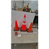 Image 1 : Traffic Cones and Reflective lane markers