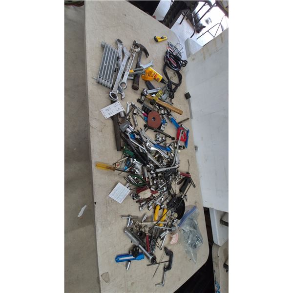 Assorted Wrenches, Sockets, Hammers, Screwdrivers, Pliers