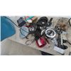 Image 4 : Motorcycle Parts: Sissy Bar, Foot Pegs, Taillight, Air Cleaner, Engine Components