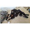 Image 2 : Two military ammo Metal Boxes, Blue Rope, Black Straps, and Two Packages of Black Straps. Game