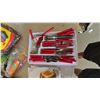 Image 2 : Camping and BBQ Lot: Outbound Camp Stove Toaster, Charcoal Briquettes, Assorted Cutlery