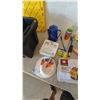 Image 4 : Camping and BBQ Lot: Outbound Camp Stove Toaster, Charcoal Briquettes, Assorted Cutlery